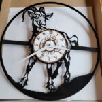 Goat LP Record Clock