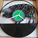 Pig LP Record Clock