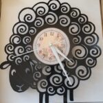 Sheep LP Record Clock